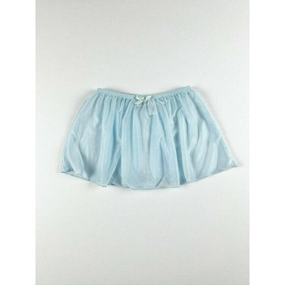 Moret Blue Shimmer Dance Skirt Small 6-7 - Picture 2 of 6
